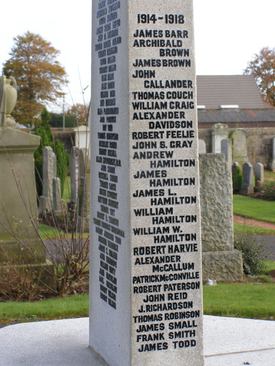 Added names WW1